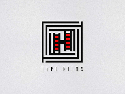 Hype Films - Logo Design animation branding film graphic design identity illustrator logo logo design movie movie production reel technical vector video