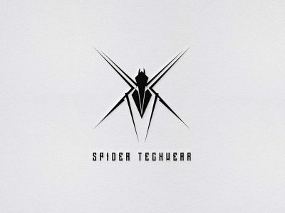 Spider Techwear - Logo Design adobe illustrator branding clothing film studio game development graphic design logo logo design metal spider tech vector web