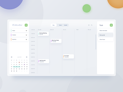 Dashboard Calendar Management