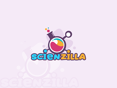 Logo Scienzilla brand identity branding logo print sciences