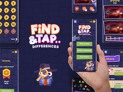find and tap Game design find game design mobile app ui