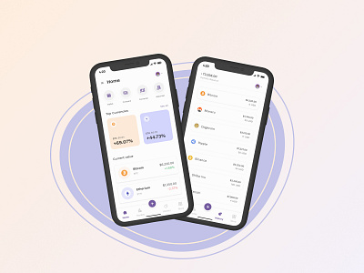 Crypto Trading Mobile App crypto app cryptocurrency design mobile mobile app trading app ui