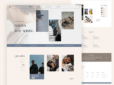 Fashion Landing Page design fashion fashion landing page landing page landing page design ui ui design website design