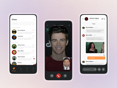 Messaging Mobile App For The Justice League
