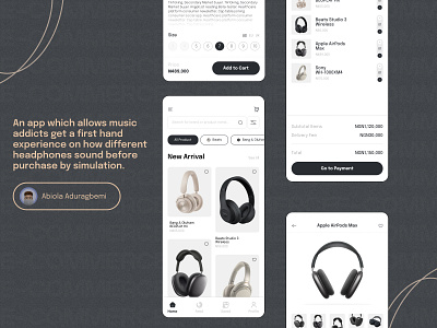 E-commerce For Music Addicts daily ui design e commerce app ecommerce mobile mobile app music ui ui design