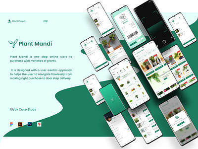 UI/UX Case Study | Plant mandi