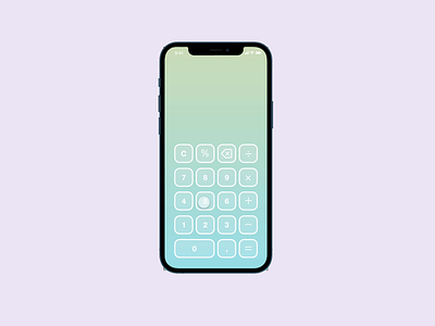 Calculator - Daily UI #004 animated animated ui animation app branding calculator dailyui design graphic design illustration interaction logo motion graphics pastel pastel color pastel ui ui ui animation ux vector