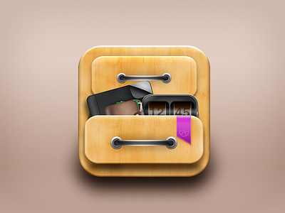 Drawer iOS icon