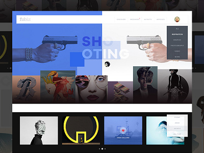 Fubiz redesign design fubiz inspirations photography redesign web