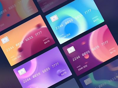 Pocket Pay cards by Davide Pacilio on Dribbble