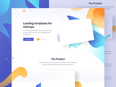 Switch - Free HTML landing page