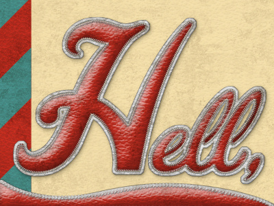 Hell, it's only Wednesday? baseball effects fenwaypark typography