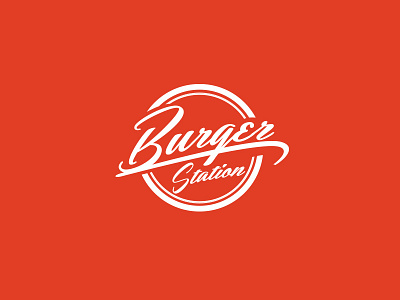 Burger Station brand icons logo