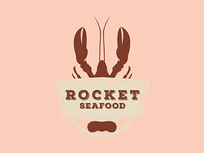Seafood brand design icons lettering logo typo