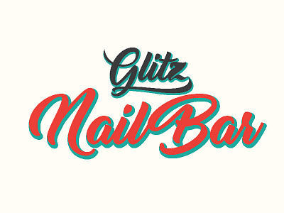 Nail Bar logo logomark logotype