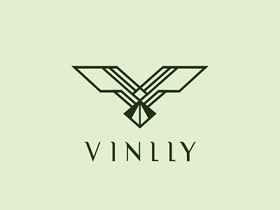 Logo Vinlly logo logomark logotype