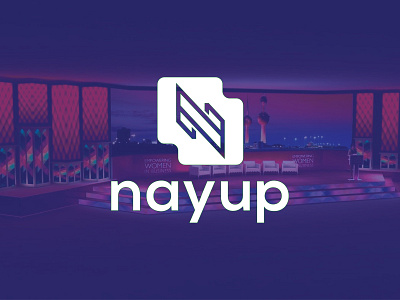 Logo Nayup brand graphic icon app icon artwork logo a day logo alphabet logo app