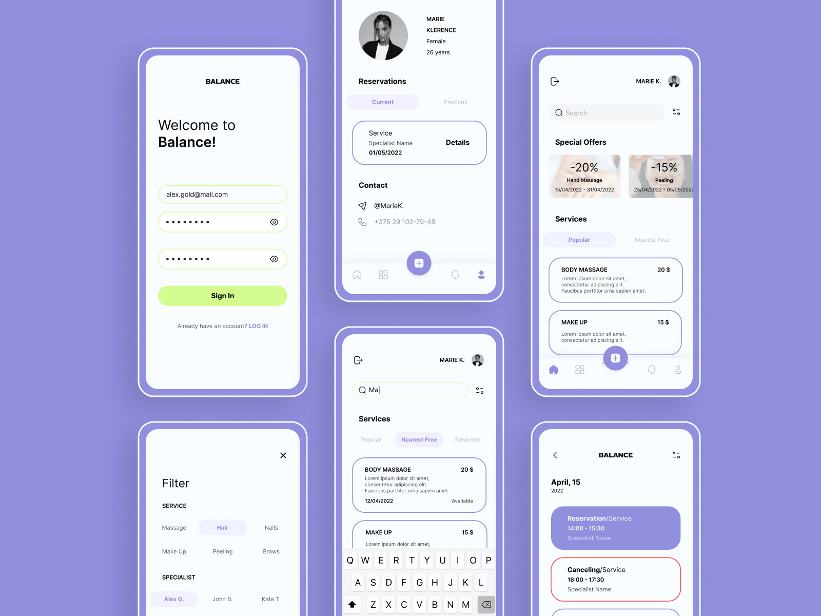 Balance App by Valeriya on Dribbble