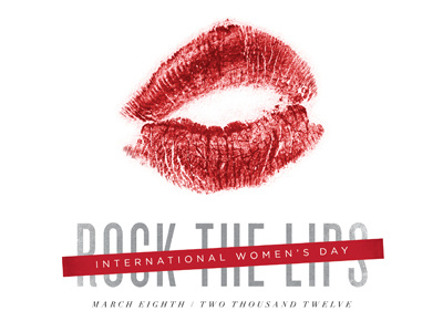 Rock the Lips lips logo rock women
