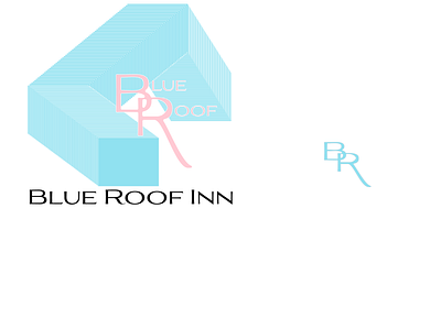 ‘Blue Roof Inn’ concept app branding design graphic design icon illustration logo typography