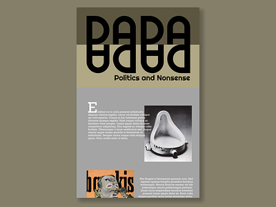 Daily UI #35: Blog Post article dada dadaism dailyui dailyui 035 dailyui035 design illustration logo magazine magazine article retro