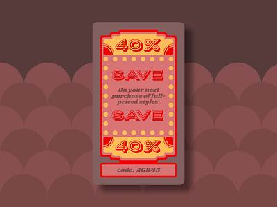 Daily UI #061: Redeem Coupon