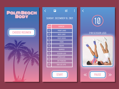 Daily UI #041: Workout Tracker