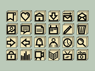 Daily UI #055: Icon Set