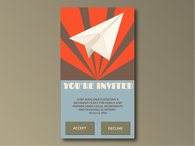 Daily UI #078: Pending Invitation