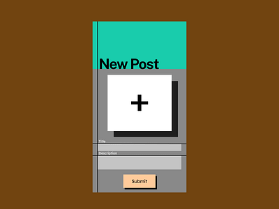 Daily UI #090: Create New 090 2d 70s 80s create new dailyui dailyui090 design graphic minimal mobile modern retro ui user interface design vintage