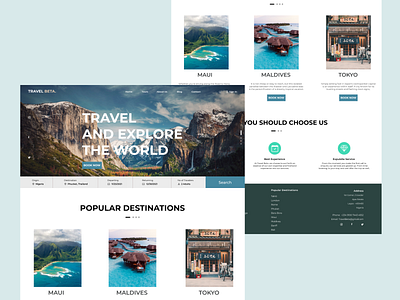 Travel Agency Landing Page