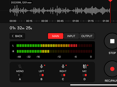 Voice Recorder design figma mobile app ui ui design voice recorder