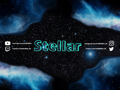 StellarBlitz - Backround Cover branding graphic design