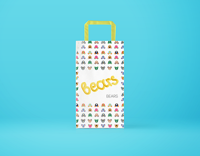 Pattern "Bears" for Paper Bag for Sweets branding children design graphic design illustration packagingdesighn pattern vector