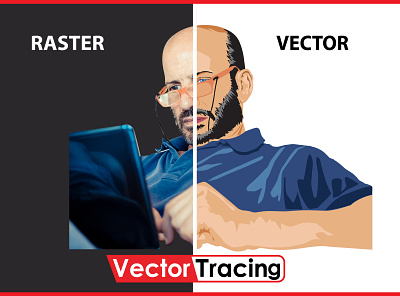 Avatar Vector | Vector Tracing | Man Vector avatar vector design graphic design illustration image image to vector sketch sketch vector vector vector art vector artist vector design vector illustration vector logo vector tracing vectorize