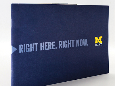 University of Michigan, Flint - Viewbook branding brochure collateral copywriting graphic design indesign marketing collateral strategy viewbook