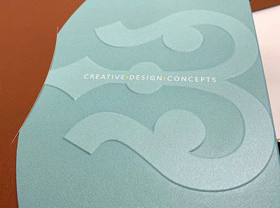 Creative Design Concepts Branding branding diecut emboss graphic design logo luxury branding presentation folder