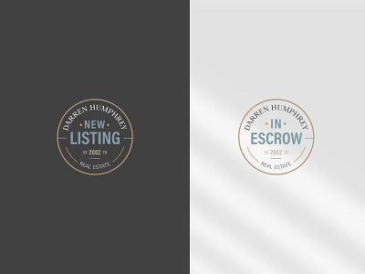 Real Estate Badges adobe illustrator graphic design icons logos real estate branding