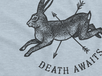 Threadless death hare shirt t shirt tattoo