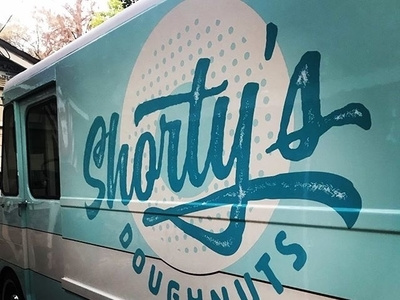 Logo for a doughnut truck