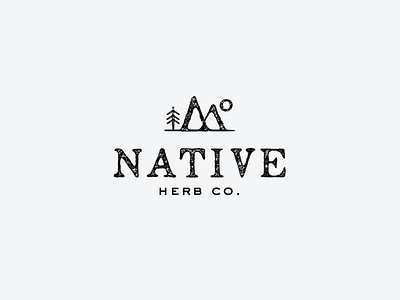 Native Herb Co. branding design logo