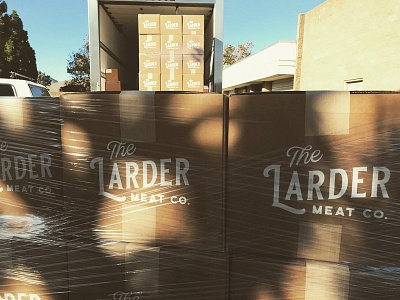 Logo for The Larder branding logo