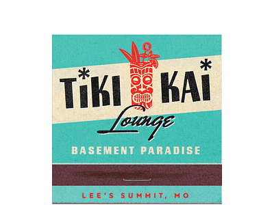 Tiki Kai logo bar branding logo mid century restaurant retro tiki