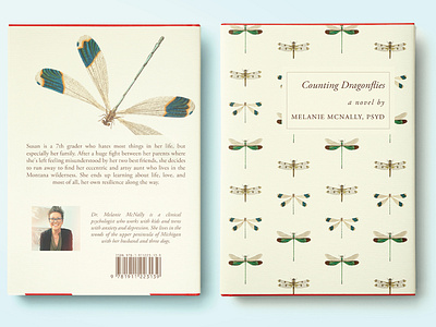 Counting Dragonflies book cover design bookcover