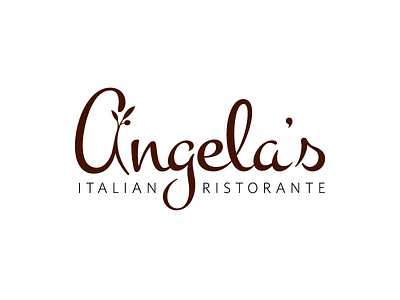 Angela's Italian Ristorante (Logo) brand identity logo redesign