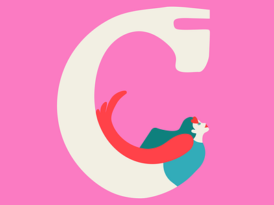 “C” for 36daysoftype 💘