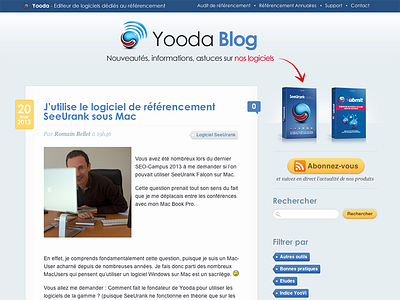 Yooda Blog blog clean simple ui webdesign