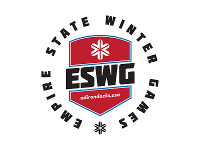 Empire State Winter Games Logo branding design logo