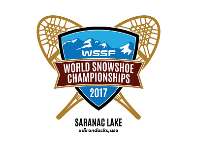 WSSF World Snowshoe Championships Brand branding design logo