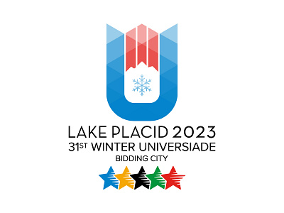 Lake Placid Bidding City Logo branding design logo sports